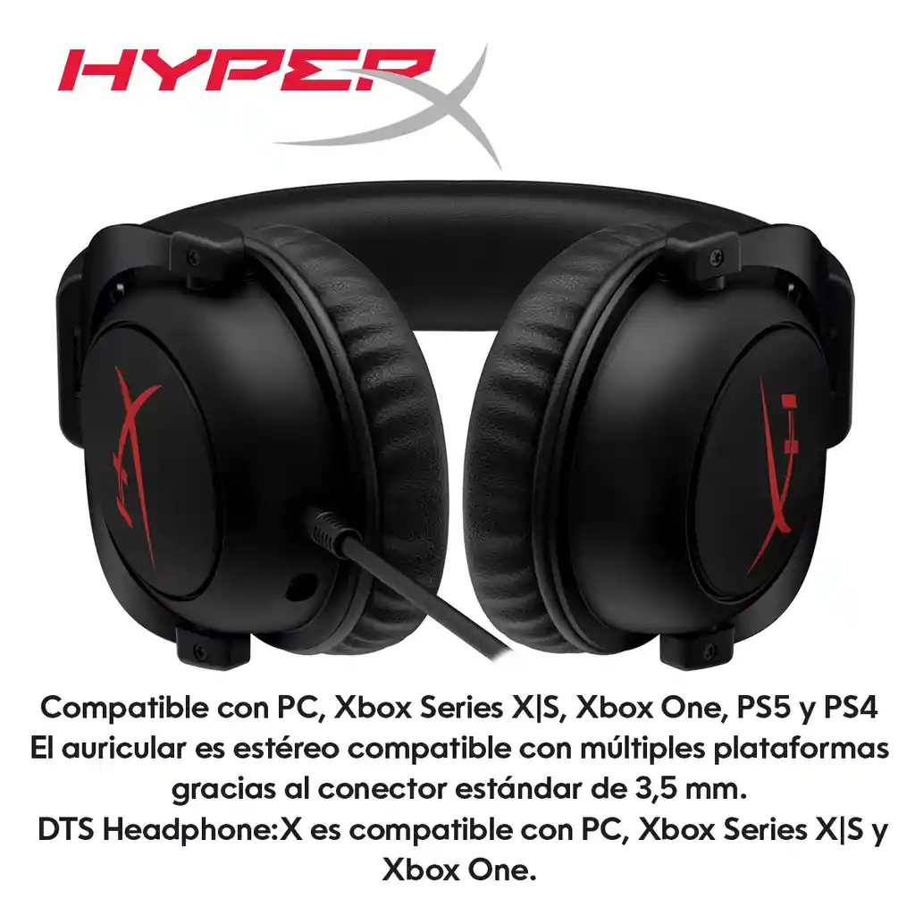 Hyperx Combo Gamer Diadema Cloud Core + Micrófono Solocast