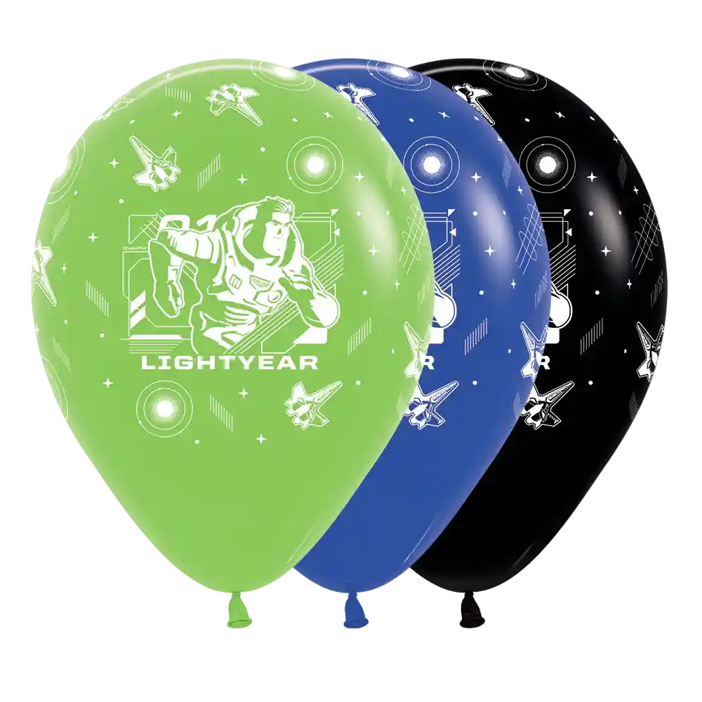 Bombas Globo Biodegradable De Latex Buzz Light Year Surtidas R12