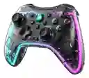 Control Inalambrico Gamepad Transparente Rgb Joystick Lh-3