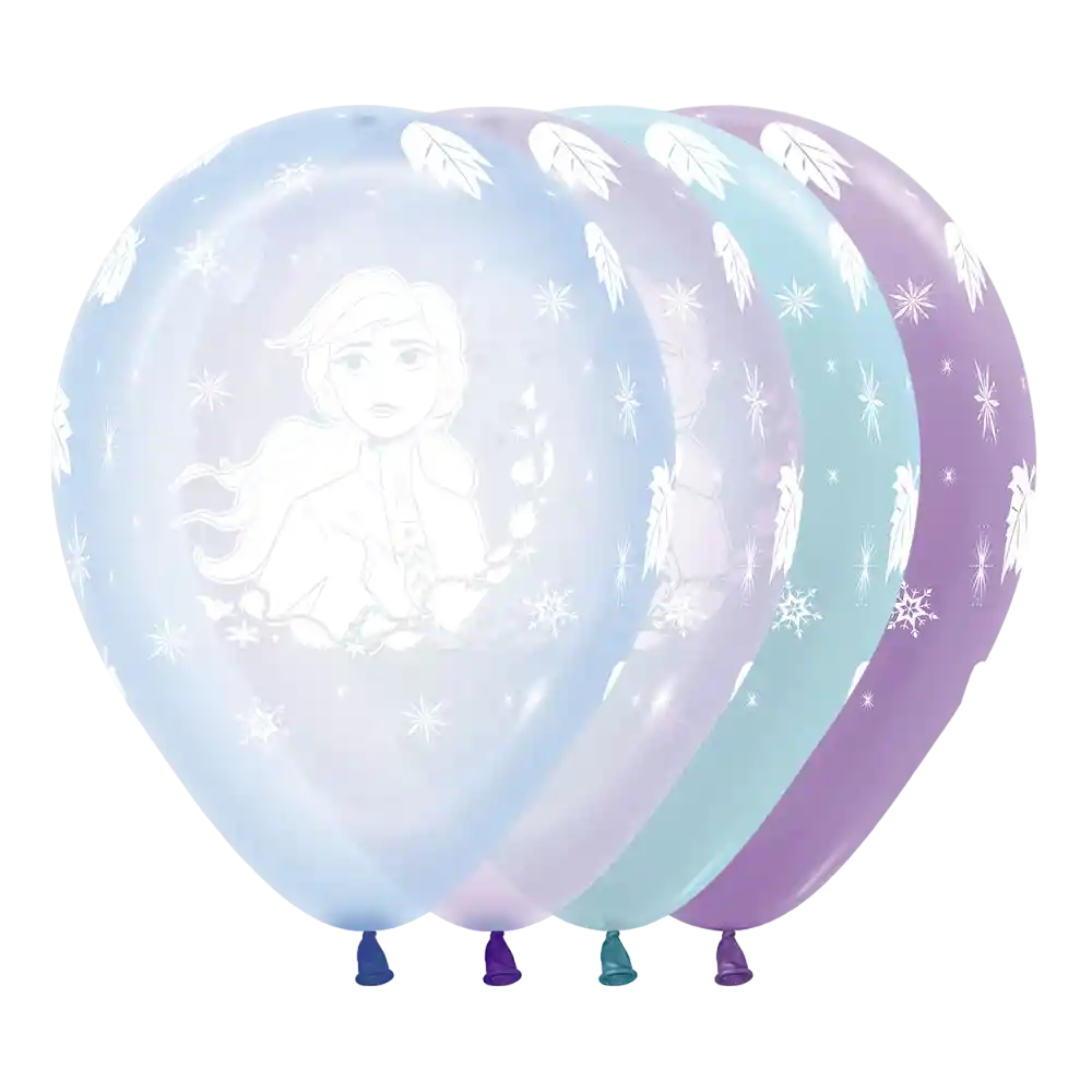 Bombas Globo Biodegradable De Latex Frozen Surtidas R12