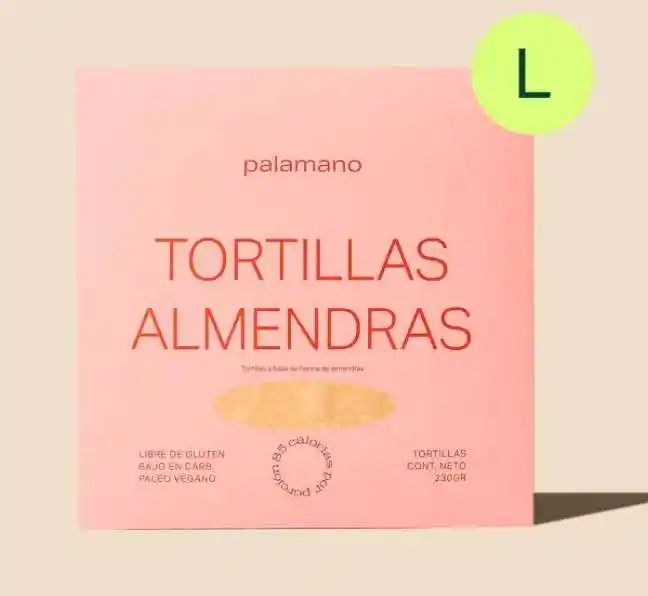 Tortillas Almendras 5und Talla L