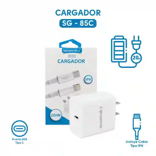 Cargador De Iphone Cable Tipo Iph - Sg-85c