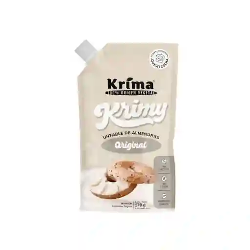 Queso Crema De Almendras Krimy Original - Krima X 170 G