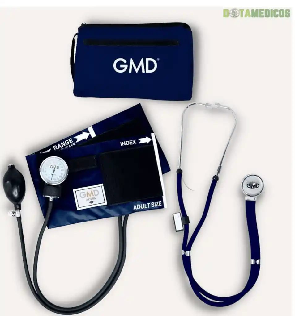 Kit Tensiometro + Fonendoscopio Rappaport Azul Oscuro – Gmd