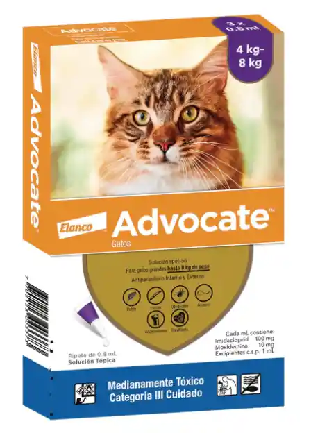 Advocate Gatos 4 - 8 Kg