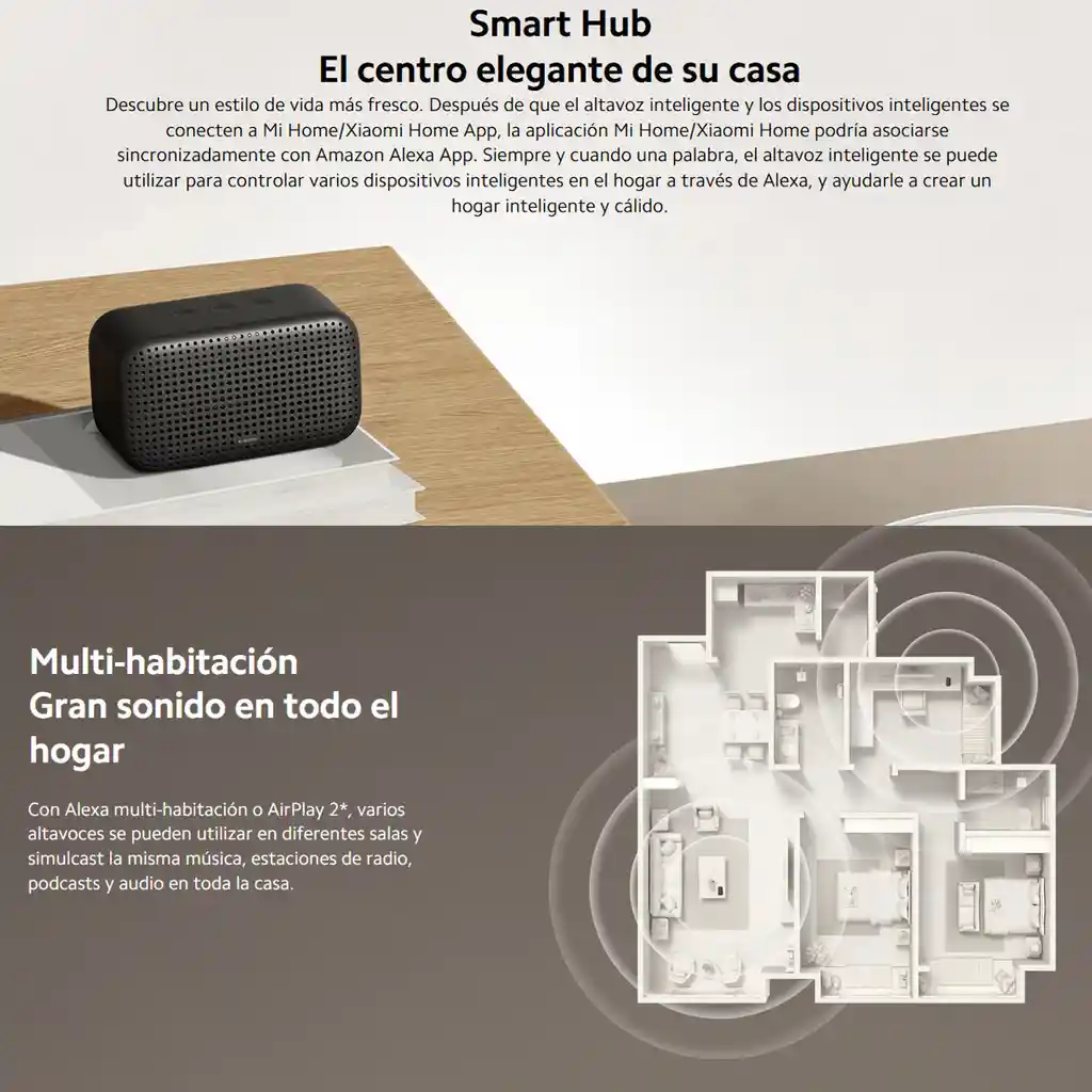 Xiaomi Smart Speaker Lite Altavoz Inteligente Bt Wifi Alexa