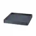 Base Cuadrada Con Borde 29 Cm Antracita