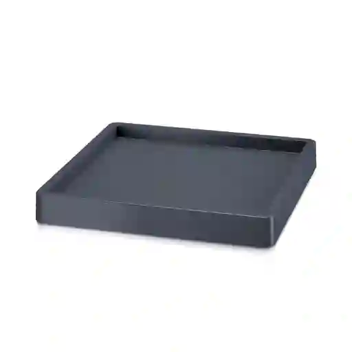 Base Cuadrada Con Borde 29 Cm Antracita