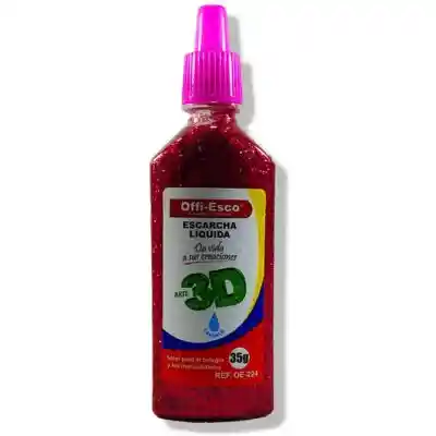Escarcha Liquida 3d Rosada