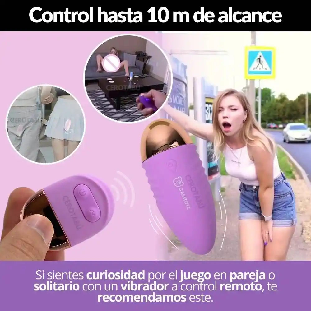 Huevo Vibrador Inalambrico Control A Distancia Juguete Sexual