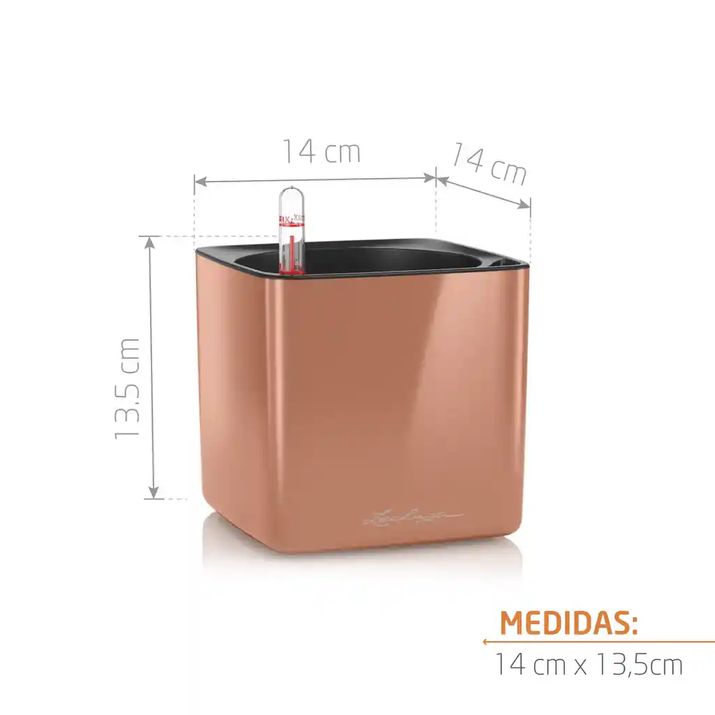 Matera Cube 14 Cm Cobre