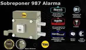 Cerradura Yale Con Alarma Ref 987