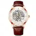 Reloj G-force At874a Automatico Casual Cuero Hombre Estuche