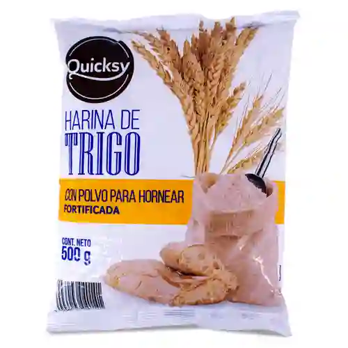 Quicksy Harina De Trigo Con Polvo Para Hornear