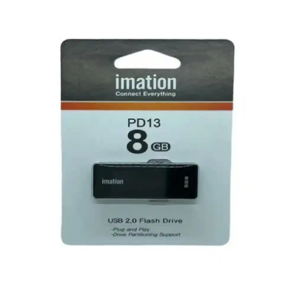 Memoria Usb Imation Capacidad De 8gb Color Negro