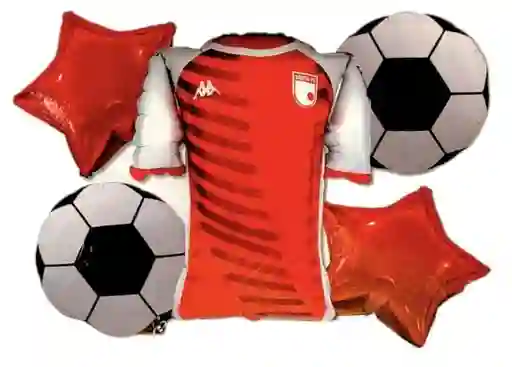 Kit De Globos Futbol Santafe