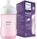 Tetero Avent Natural Color Response 9 Oz Rosa