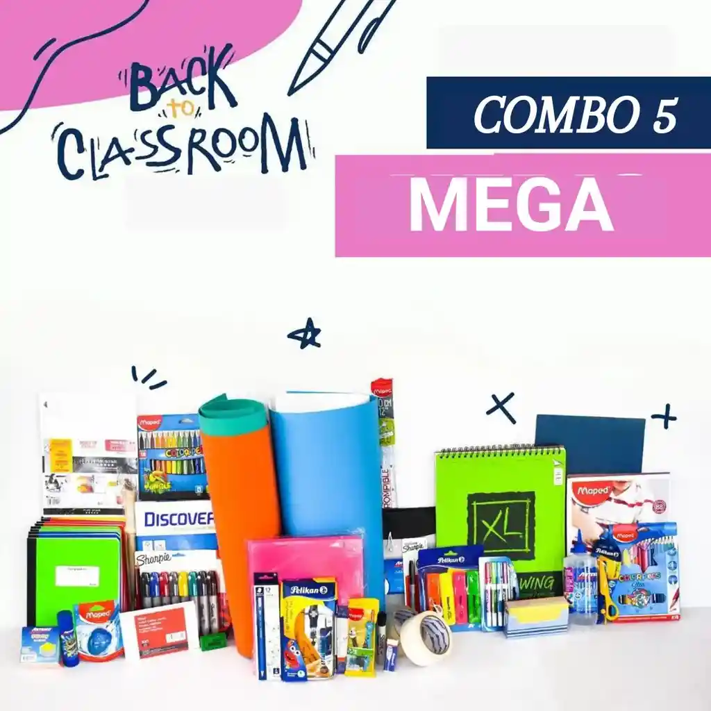 Combo 5 - Mega / Utiles Escolares