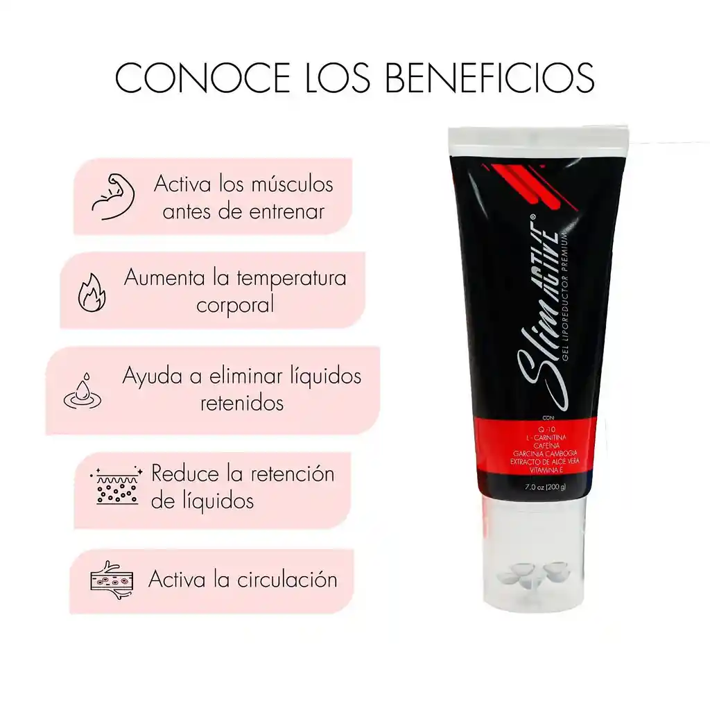 Gel Reductor Con Balines De Acero / Crema Corporal Ultra Caliente