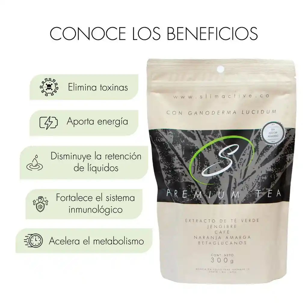 Té Verde Con Ganoderma