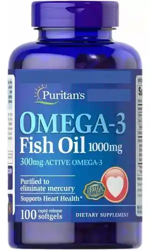 Omega 3 Fish Oil 100 Capsulas