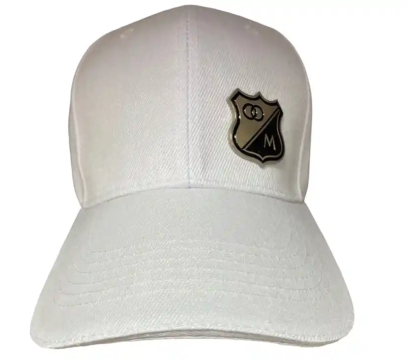 Gorra Equipos De Fútbol Colombiano Millonarios Fútbol Club/ Blanca/ 32603