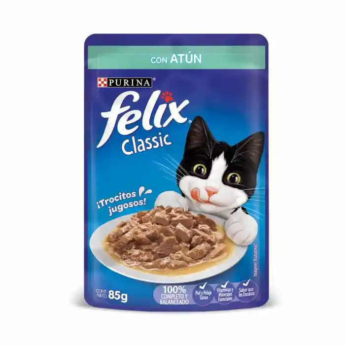 Alimento Humedo Felix Classic 85g