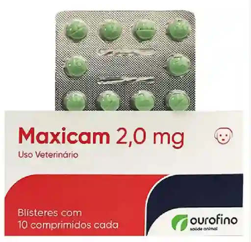 Meloxican Unidad 2 Mg Meloxifin Unidad X Pasta Antiinflamatorio