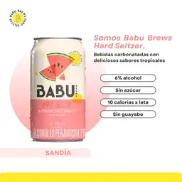 Babu Sandia Hard Seltzer - Babu Brews 330ml