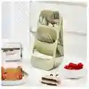 Organizador De Cubiertos Soporte Para Cocina De 3 Niveles Color Verde