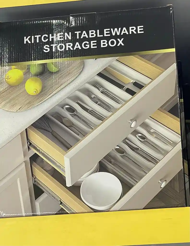 Organizador De Cubiertos Extensible Para Cajones De Cocina