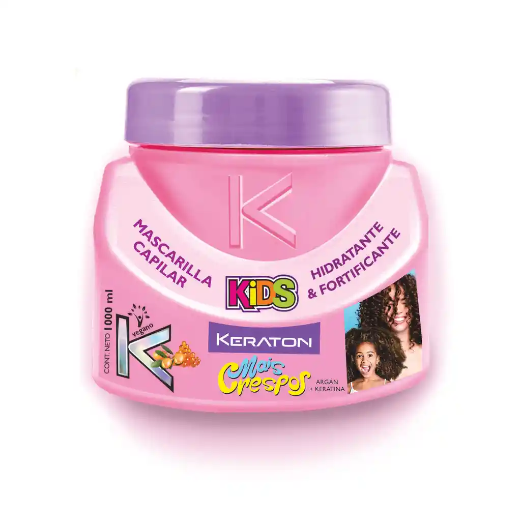 Mascarilla Keraton Kids Crespos 1000ml