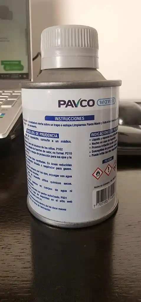 Limpiador 1/32 Gal (112 Gr) Pavco