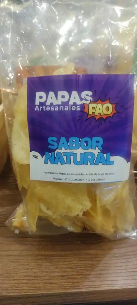 Papas Naturales Tart-up X73g