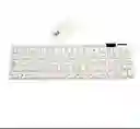 Combo Kit De Teclado Numérico + Mouse Óptico Inalámbrico Pc 2.4ghz Color Del Teclado Blanco