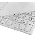 Combo Kit De Teclado Numérico + Mouse Óptico Inalámbrico Pc 2.4ghz Color Del Teclado Blanco