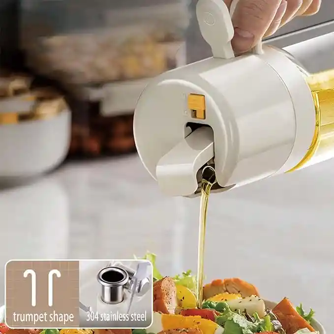 Botella Para Aceite Pulverizador 2 En 1