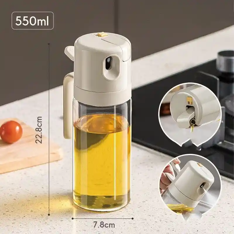 Botella Para Aceite Pulverizador 2 En 1