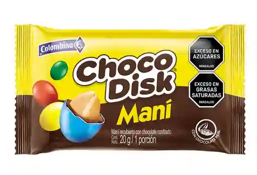 Dandy Chocodisk Maní (144un/1/20g)