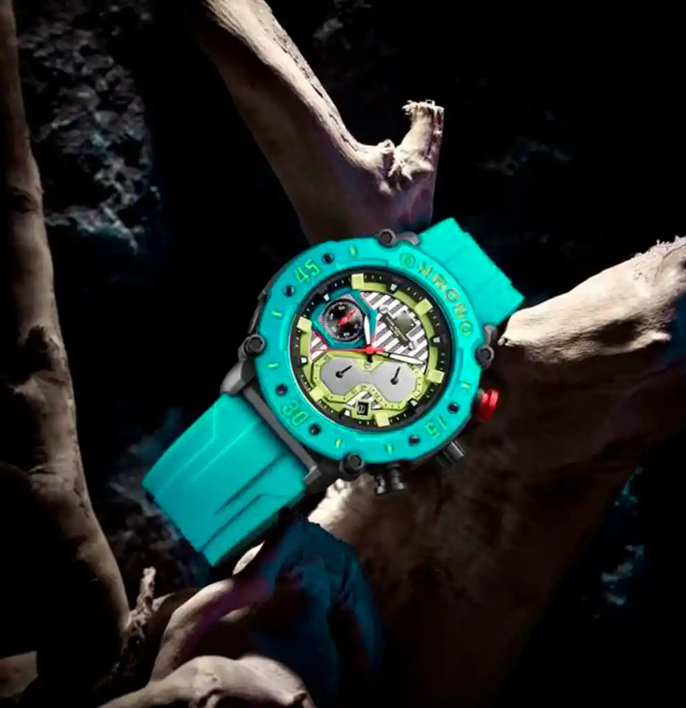 Reloj G-force Original H4056g Calendario Deportivo + Estuche