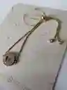 Pulsera Dorada Para Dama Con Dije I