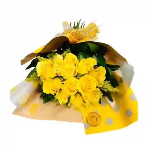 Flores Amarillas, Arreglo Floral De Rosas