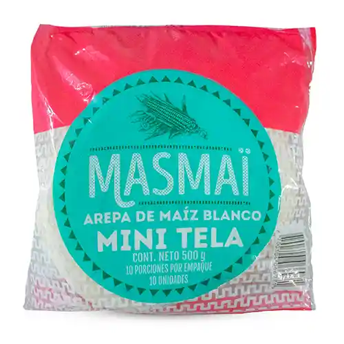 Masmaí Arepa Minitela Blanca