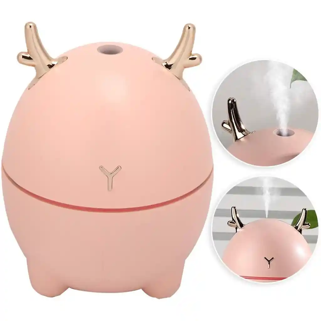 Humidificador Con Diseño Ciervo Portátil Silencioso 200ml