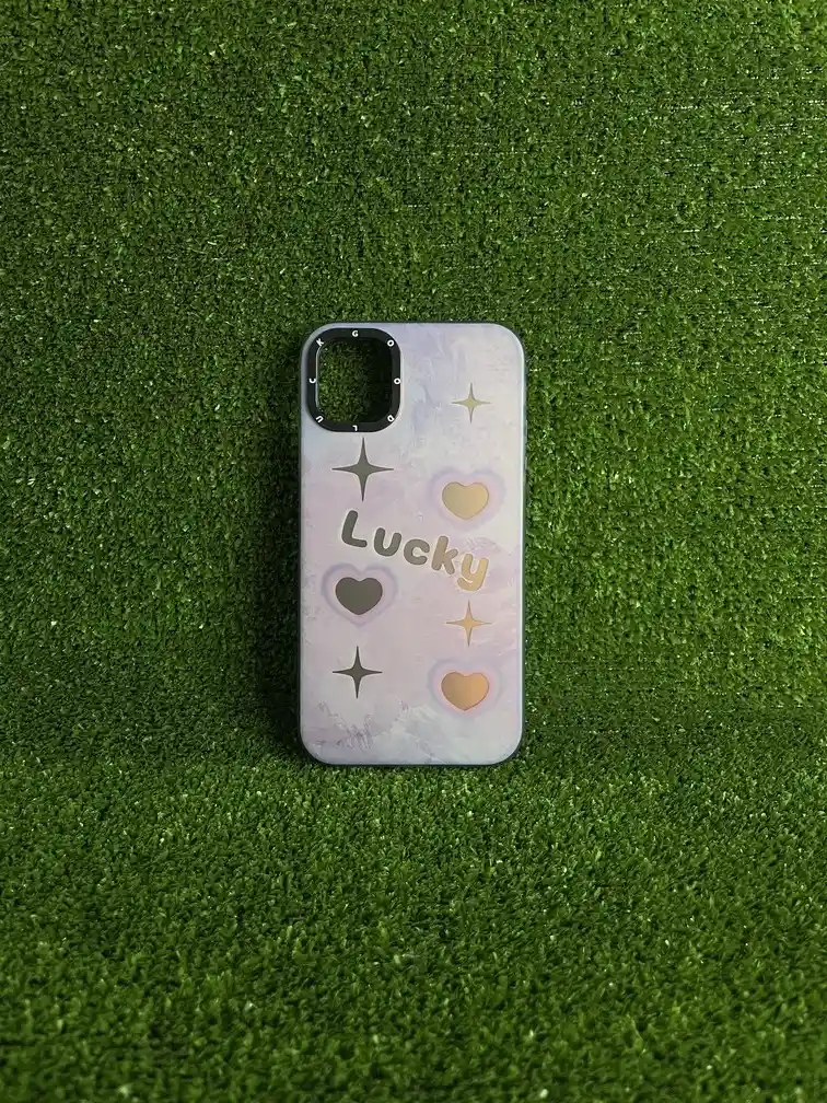 Iphone 11 | Case Rigido | Good Luck | Borde Reforzado | Lucky