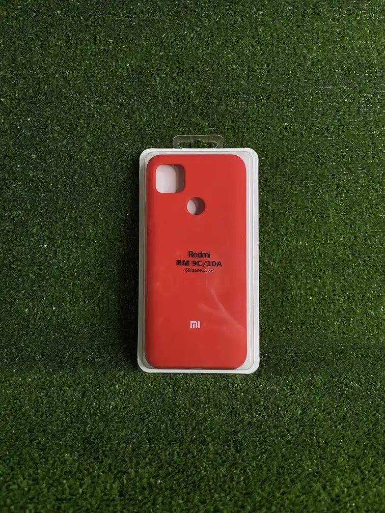 Xiaomi Redmi 10a | Silicone Case | Forro Rigido | Funda Antihumendad | Carcasa Protectora | Full Proteccion | Rojo*