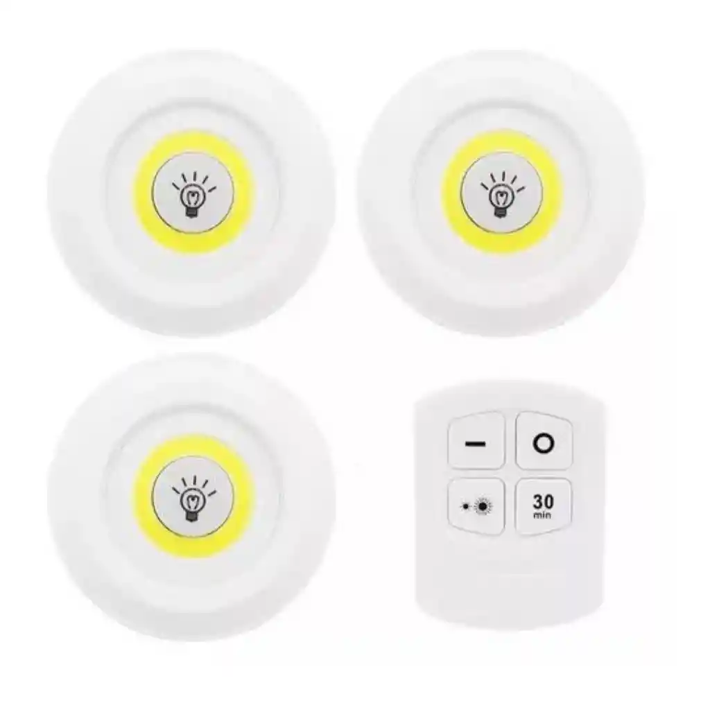 Lámparas Luz Led X3 Portátil Inalámbricas Adhesivas