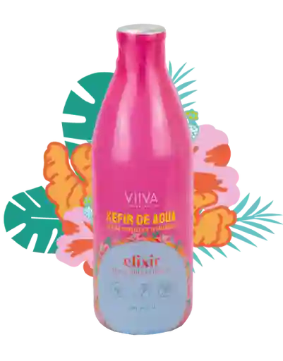 Kefir De Litro Elixir (flor De Jamaica Y Jengibre)