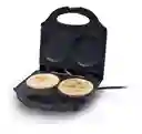 Asador De Arepas 2 Puestos Arepa Maker Home Elements Color Negro