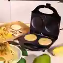 Asador De Arepas 2 Puestos Arepa Maker Home Elements Color Negro